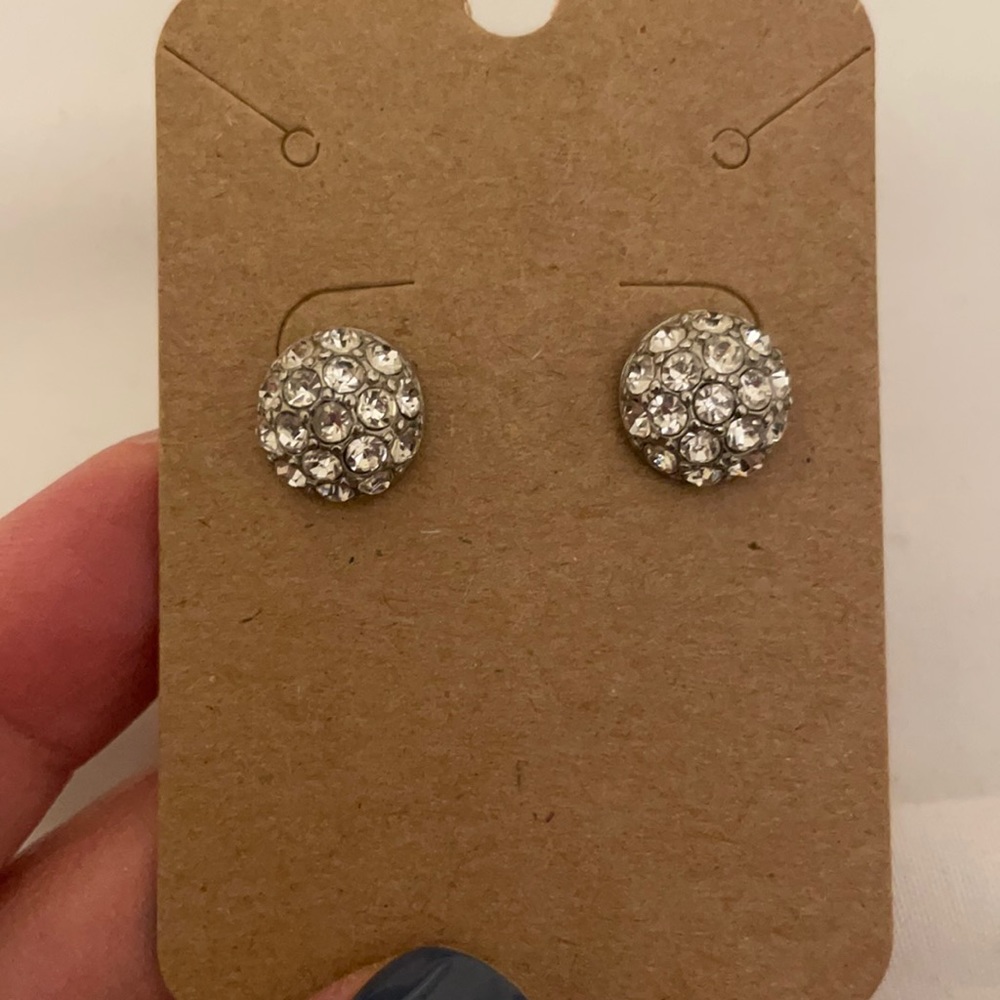 Nordstrom rhinestone studded earrings